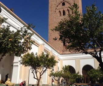 the Koutoubia landmark of Marrakech