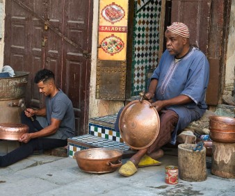 Plaza Seffarine in Fez