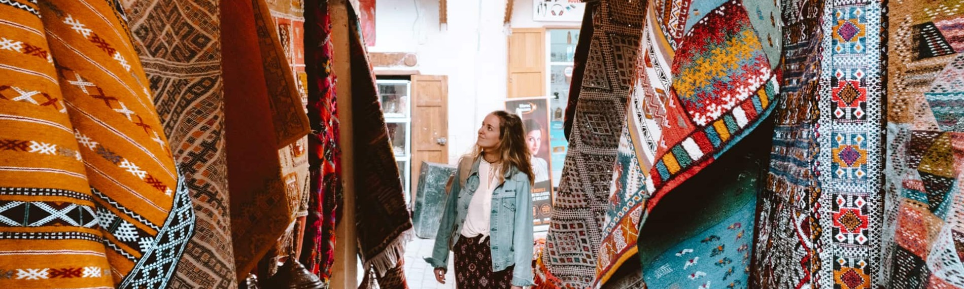 Tourist in Fez Medina